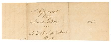 Lot #192 Declaration of Independence: James Wilson Signature - Image 1