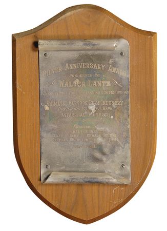 Lot #630 Walt Disney: From one titan to another: Disney honors Woody Woodpecker creator Walter Lantz - Image 2
