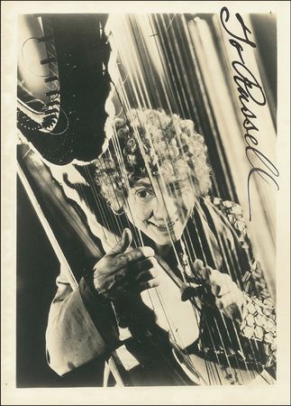 Lot #1120 Harpo Marx Signed Photograph - Image 2