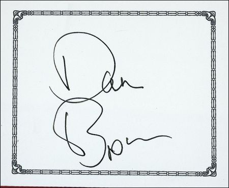 Lot #526 Dan Brown Bookplate - Image 1