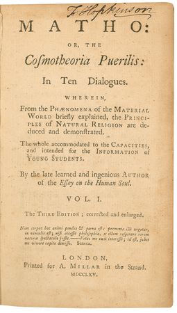 Lot #187 Declaration of Independence: Francis Hopkinson Book - Image 1