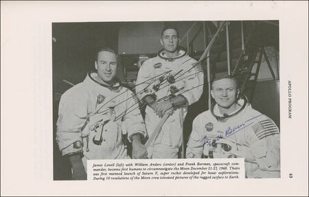 Lot #444 Astronauts: Impressive collection of Astronauts’ signatures - Image 3