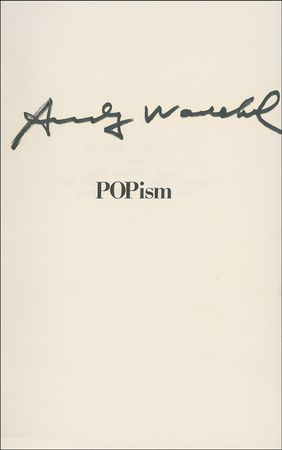 Lot #609 Andy Warhol Book - Image 2