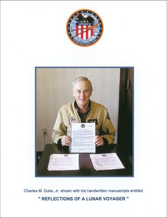 Lot #469 Charlie Duke Manuscript - Image 2