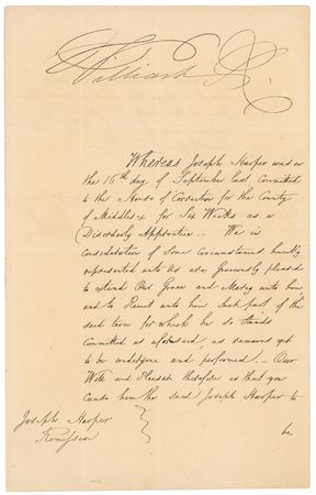 Lot #336 William IV Signed Document - Image 1