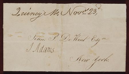 Lot #1 John Adams Free Frank - Image 2