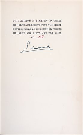 Lot #205 Edward, Duke of Windsor Book - Image 1