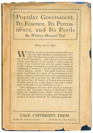 Lot #125 William H. Taft Book - Image 2