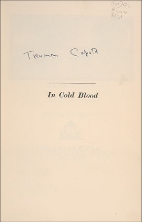 Lot #533 Truman Capote Book - Image 1
