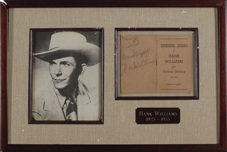 Lot #853 Hank Williams Songbook - Image 1