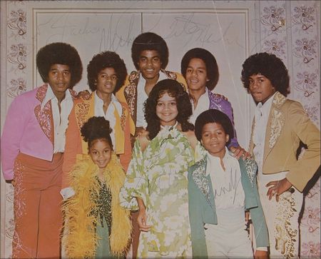 Lot #756 Jackson 5 Signed Photograph - Image 2
