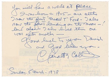 Lot #927 Claudette Colbert Handwritten Letter Signed - Image 2