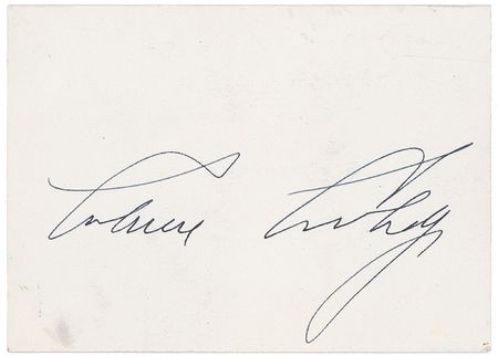 Lot #26 Calvin Coolidge Signature
