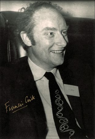 Lot #328 James Watson and Francis Crick Signed Photograph - Image 1