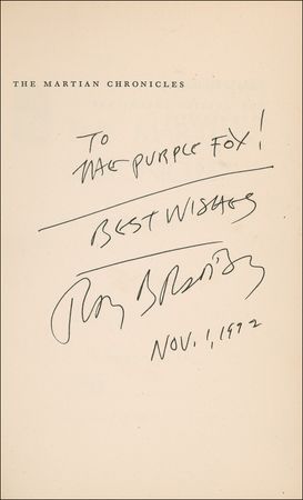 Lot #524 Ray Bradbury Book - Image 1