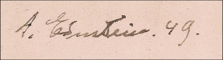 Lot #209 Albert Einstein Sketch - Image 2