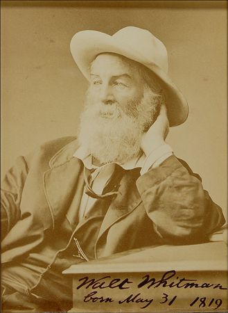 Lot #612 Walt Whitman: Signed photo of the most influential American poet - Image 2
