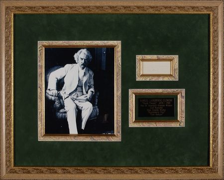 Lot #536 Samuel L. Clemens Signature - Image 1