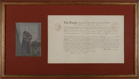 Lot #253 John Jay: Jay appoints a militia artillery officer - Image 1