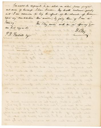 Lot #174 Henry Clay: The defeated 