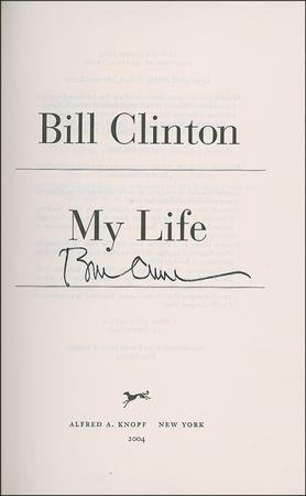 Lot #8 Bill Clinton Book