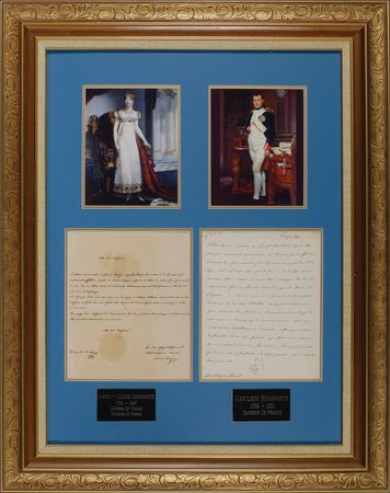 Lot #339 Napoleon and Marie-Louise Bonaparte: Napoleon orders the fortification of defenses in Portugal - Image 2