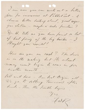 Lot #81 Franklin D. Roosevelt: Newly-elected reform candidate FDR prepares to make waves: ?We go to Albany?then the trouble begins? - Image 2