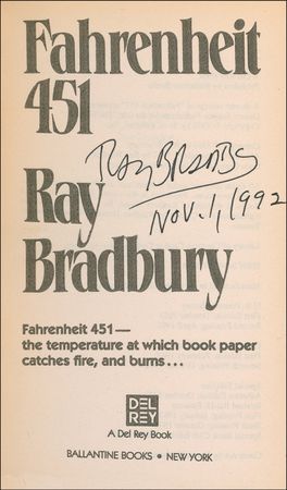 Lot #503 Ray Bradbury Book - Image 1