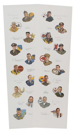 Lot #406 Aviators: Gathering of Eagles Lithographs - Image 2