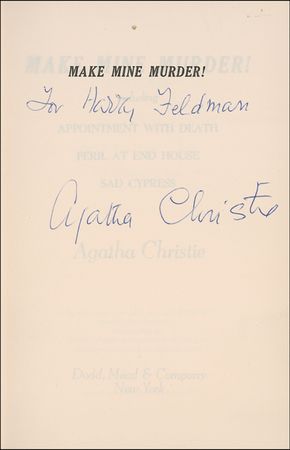 Lot #519 Agatha Christie Book - Image 1