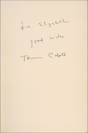 Lot #514 Truman Capote Book - Image 1