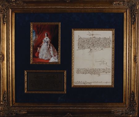 Lot #201 Isabella: Paying her chamberlain near the end of Columbus’s disastrous third voyage - Image 1