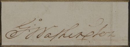 Lot #104 George Washington Signature - Image 2