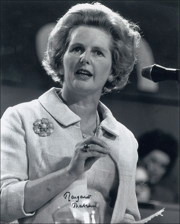 Lot #286 Margaret Thatcher Signed Photographs - Image 1