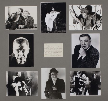Lot #945 Lon Chaney, Jr: “All chubby people are good natured. You are the absolute personification of this saying” - Image 1
