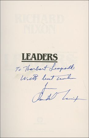 Lot #59 Richard Nixon Book - Image 1