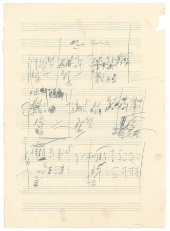 Lot #718 Giacomo Puccini: Extensive Puccini musical manuscript from The Girl of the Golden West - Image 1
