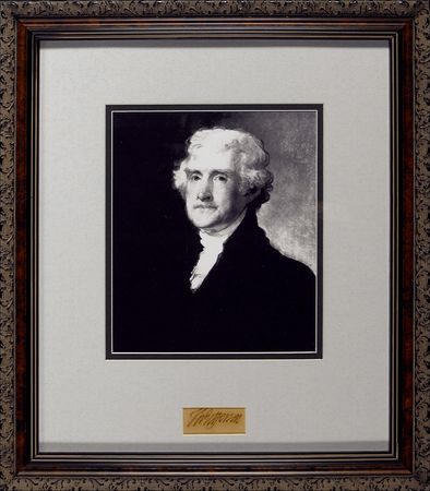 Lot #37 Thomas Jefferson Signature