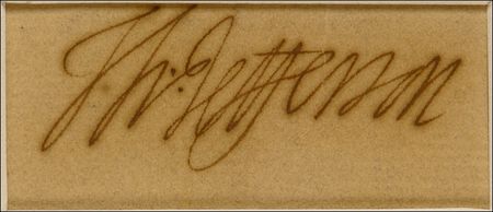 Lot #37 Thomas Jefferson Signature - Image 2