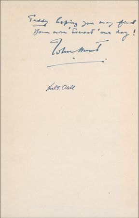 Lot #234 Mount Everest: Everest conquerers including Hillary and Norgay sign their tale - Image 1