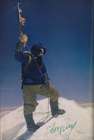 Lot #234 Mount Everest: Everest conquerers including Hillary and Norgay sign their tale - Image 5