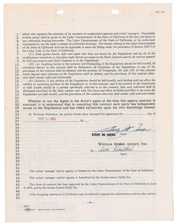 Lot #1027 Steve McQueen: Wanted! A rare item from McQueen?s breakout year - Image 2