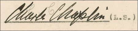Lot #946 Charlie Chaplin: The soon to be independent legendary film maker signs his final contract with First National Pictures - Image 3