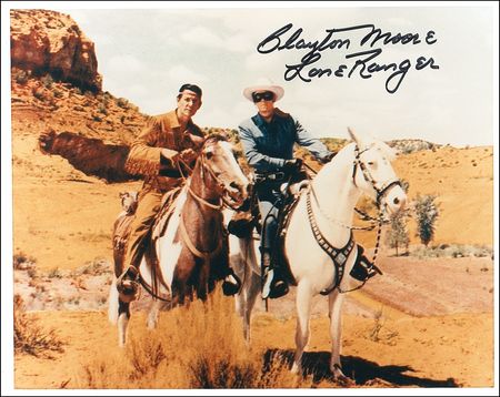 Lot #1240 Clayton Moore Signed Photographs - Image 2
