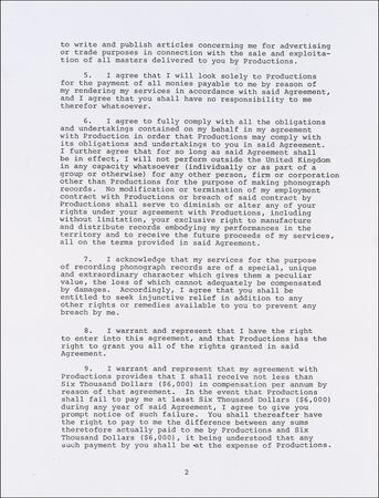 Lot #869 Queen Signed Document - Image 2