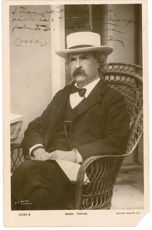 Lot #522 Samuel L. Clemens: Clemens signs as himself and as “Mark Twain” - Image 1