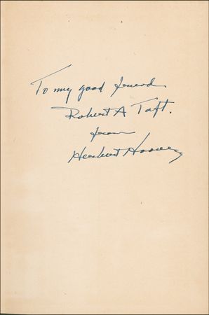Lot #33 Herbert Hoover Book