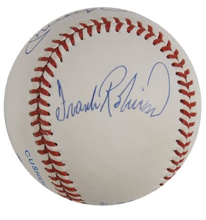 Lot #1324 Baseball: Triple Crown Winners Baseball - Image 1
