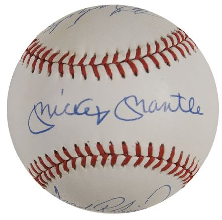 Lot #1324 Baseball: Triple Crown Winners Baseball - Image 2