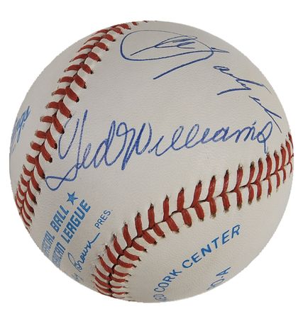 Lot #1324 Baseball: Triple Crown Winners Baseball - Image 3